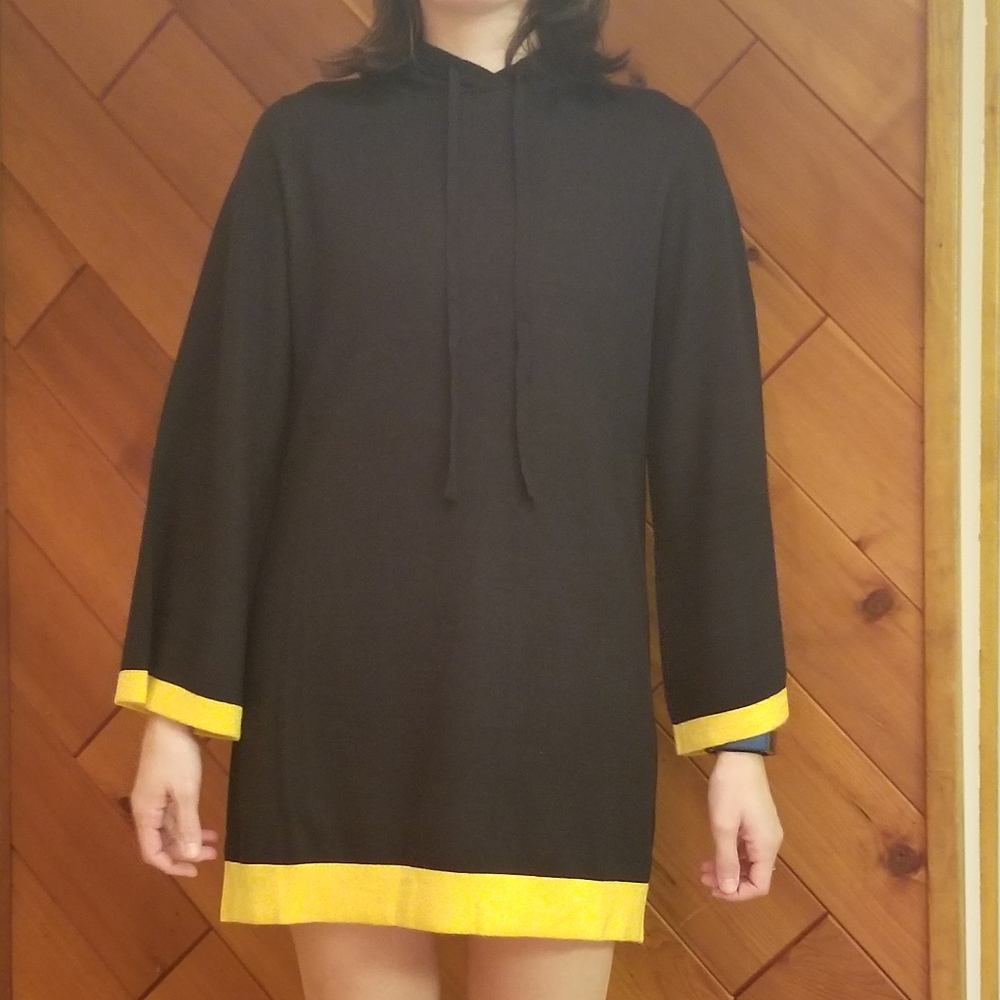 Kokun black hoodie bamboo/cashmere